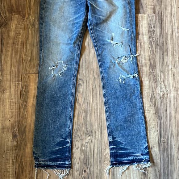 Rag & Bone Crop Jeans Ensenada Wash Raw Hem 28 - Picture 6 of 8